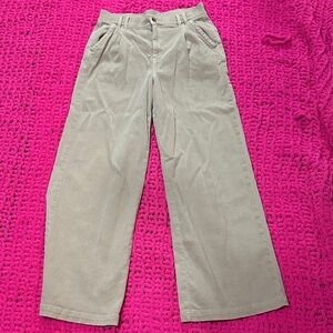 American Eagle Outfitters Beige Stretch Pants